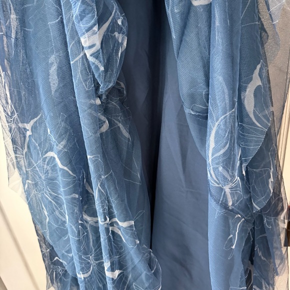 Hutch corene Tulle Gown midi two tone navy - Picture 9 of 11